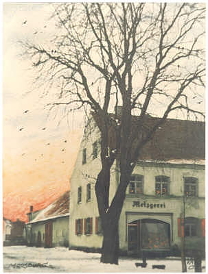 Viehmarktplatz / Stadtwaldstrasse, Valentin Ott 1950