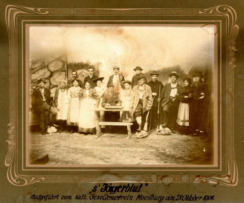 KGV Moosburg, Theater 28.10.1908, s'J�gerblut