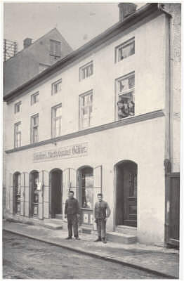 Moosburg Weingraben, Schlo�erei Bartholom�us G��ler, um 1915