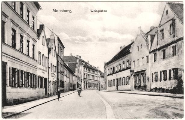 Moosburg, Weingraben, Postkarte um 19120