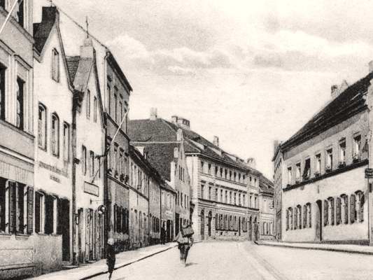 Moosburg, Weingraben, Ausschnitt Postkarte um 19120