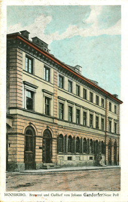 Brauerei und Gasthof Neue Post, Postkarte 1930