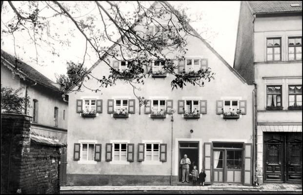 Moosburg Weingraben, Sch�fflerei Zachmaier um 1910, sp�ter M�bel Goldbrunner