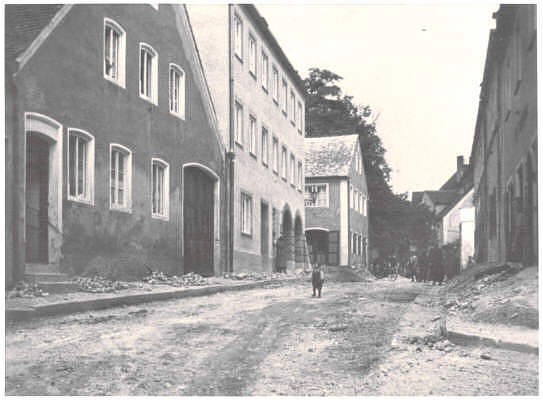 Moosburg, Weingraben, Fertl-Eck, Baustelle 1936
