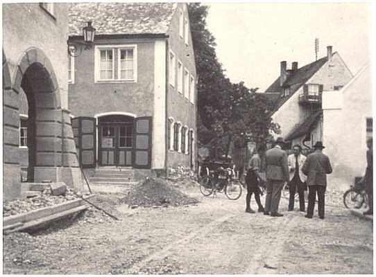 Moosburg, Weingraben, Fertl-Eck, Baustelle 1936