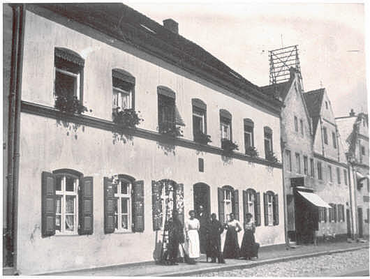 Moosburg Weingraben, Kaminkehrer Franz (Bogenst�tter), 1910