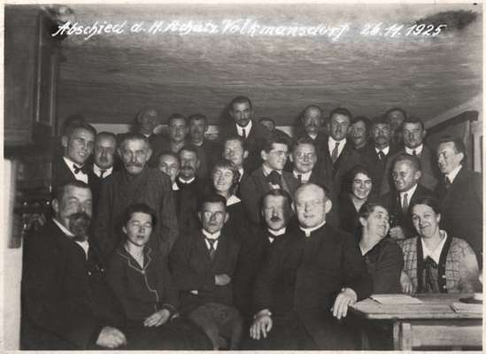 Volkmannsdorf 26.11.1925 - Abschied d. H. Achatz