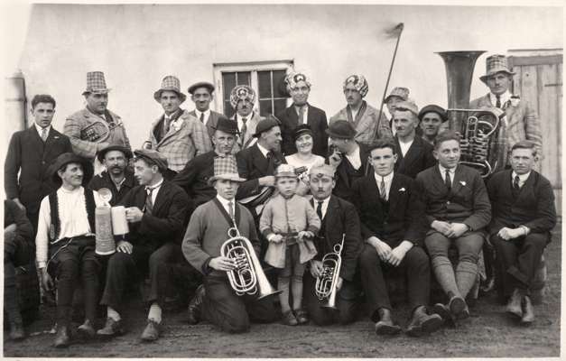 Fasching 1928 - Lichter�ffnungsfeier in Wang