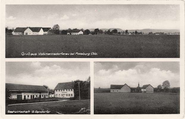 Gru� aus Volkmannsdorferau, Postkarte 1935