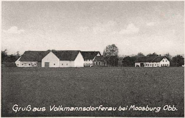 Kapelle Volkmannsdorferau, Ausschnitt Postkarte 1935