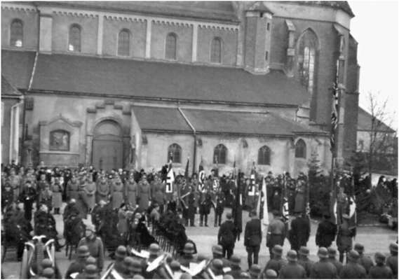 Moosburg Auf dem Plan, Heldengedenktag am 10. M�rz 1940