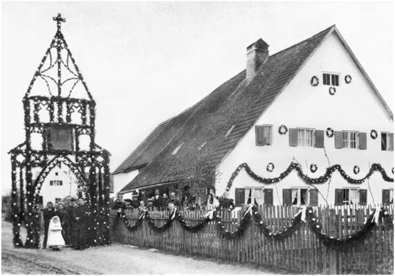 Primizfeier in der Statzenbachstrasse am 24. April 1898