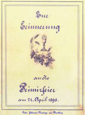 24. April 1898 Primiz von Johannes Neumayr, Moosburg Statzenbach