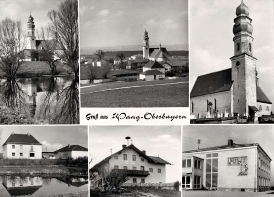Postkarte Gru� aus Wang - Oberbayern
