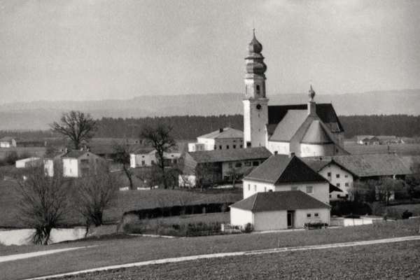 Ausschnitt Postkarte Gru� aus Wang - Oberbayern