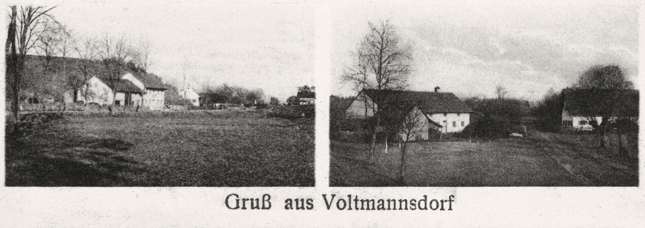 Gru� aus Volkmannsdorf, Ausschnitt Postkarte 16.07.1929