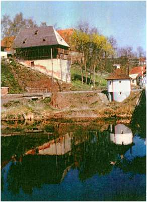 Blick von der Br�cke zum Ligeter-Stadl