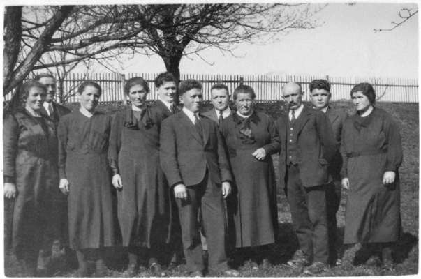 1936, bei Beerdigung von Gro�vater Georg Besenrieder