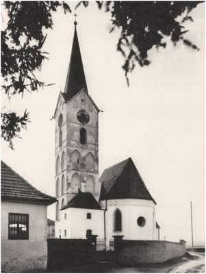 Pfarrkirche Volkmannsdorf um 1927