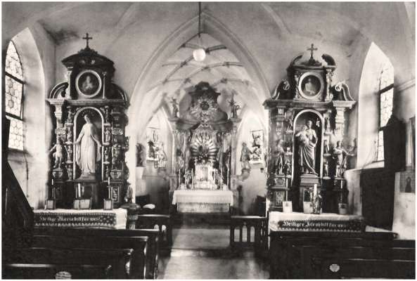 Pfarrkirche Volkmannsdorf um 1927