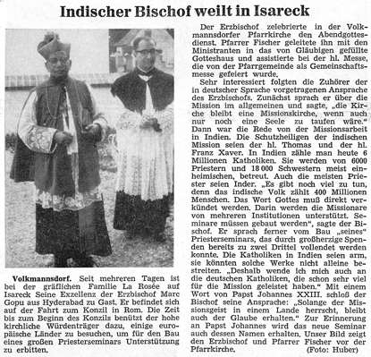 Isarpost vom 17 August 1964