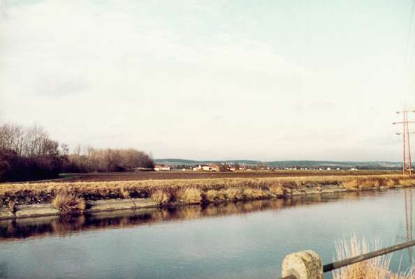 1983, Blick vom Werkkanal zur Volkmannsdorferau