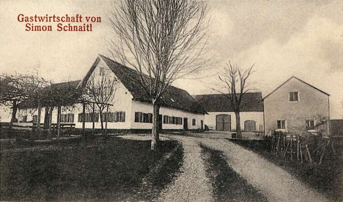 Gastwirtschaft von Simon Schnaitl - um 1910