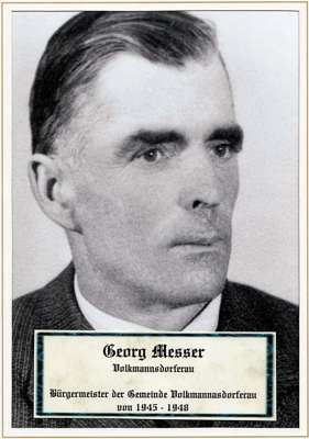 Georg Messer, BM der Gemeinde Volkmannsdorferau von 1945-1948