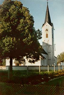 Pfarrkirche Volkmannsdorf Sommer 1960