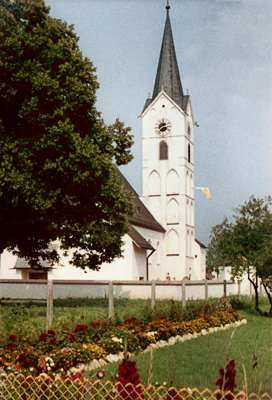 Pfarrkirche Volkmannsdorf Sommer 1960