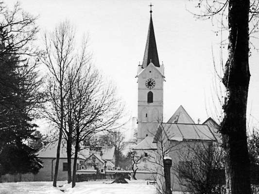 Pfarrkirche Volkmannsdorf Winter 1959