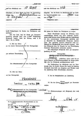 1935, Strafbefehl gegen Pfarrer Quirin Zacherl