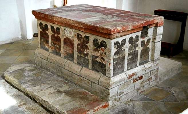 Der gotische Altarstipes der Pfarrkirche Wang
