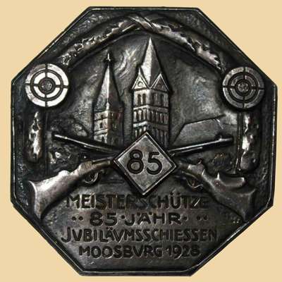 Abzeichen zum 85 j�hr. Jubil�umsschiessen 1928