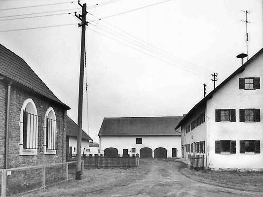 Holzer Anwesen mit Kapelle, M�rz 1985