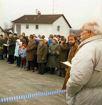 Br�ckeneinweihung am 04.12.1987