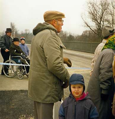 Br�ckeneinweihung am 04.12.1987