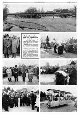 Bilder von der Br�ckeneinweihung, MZ 05.12.1987