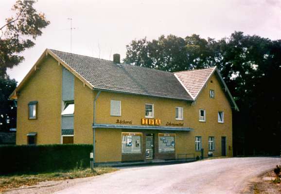 B�ckerei, Mehl und Kolonialwaren Brunner, Anfang der 1960er