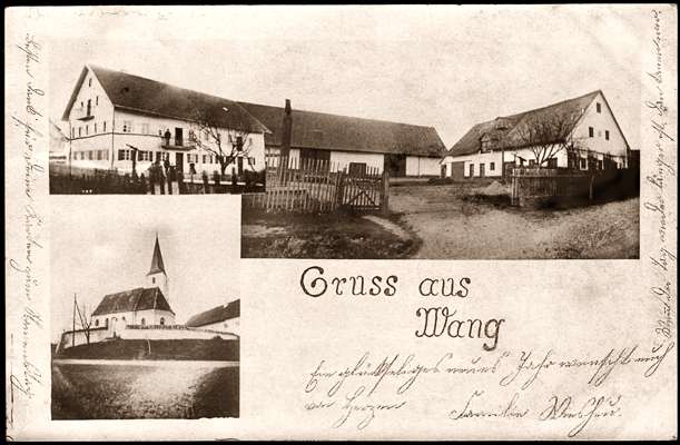Gruss aus Wang, Postkarte 02.01.1902