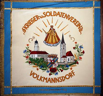 Fahne Krieger u. Soldatenverein Volkmannsdorf