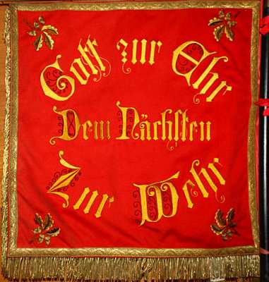Fahne Freiwillige Feuerwehr Wang 1904