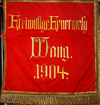 Fahne Freiwillige Feuerwehr Wang 1904