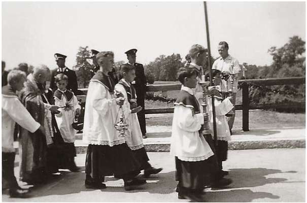 1955 - Einweihung der neuen Br�cke