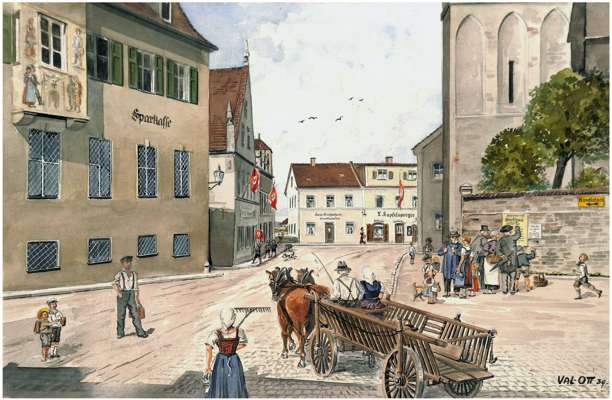 Sparkassenbergerl zur Thalbacherstr., Valentin Ott 1939