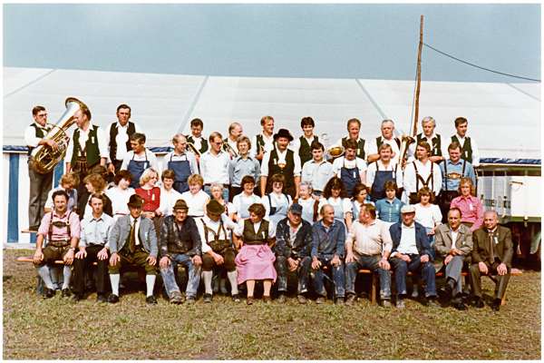 Gruppenbild mit B�rgermeister Max St�ber