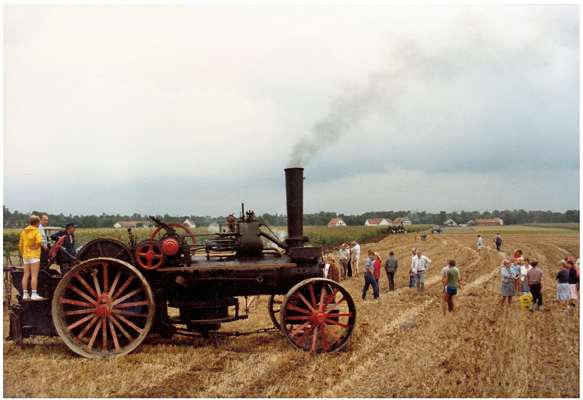 Pfl�gen mit der Dampfmaschine, 20. - 22. Juli 1984