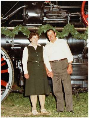 Karl Stangl mit seiner Frau Maria