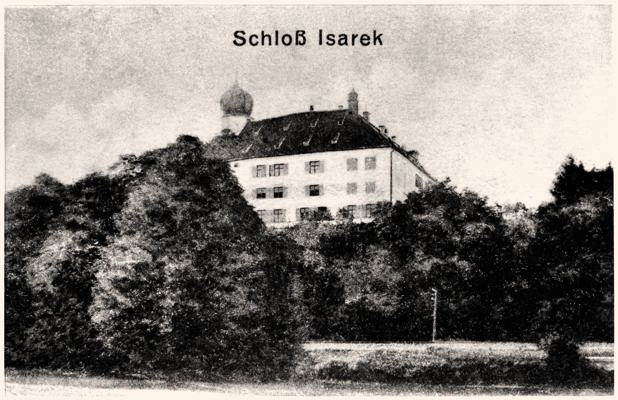 Schlo� Isareck, Ausschnitt Postkarte 1915