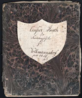 Censur-Buch der Feiertagsschule zu Volkmannsdorf pro 1847/48